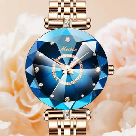 60% OFF + Free Shipping! | Meibin™ Luxury Diamond Flower Watch - VERRANOO