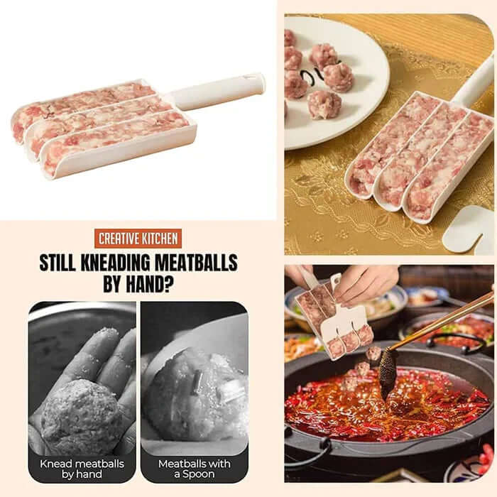 MeatyBow™ | Triple Meatball Maker - Coolpho