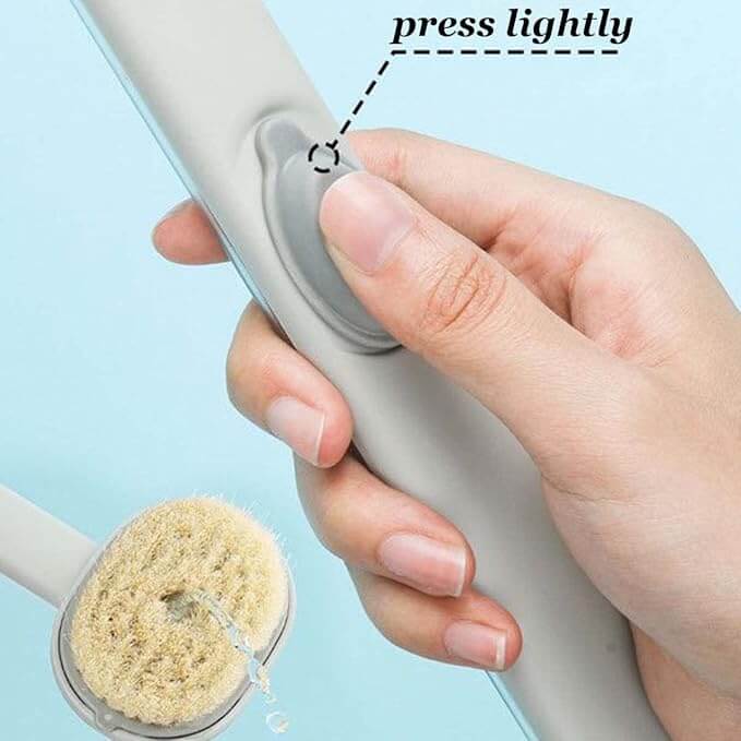 Long Bath Shower Brush with Soap Dispenser - Coolpho