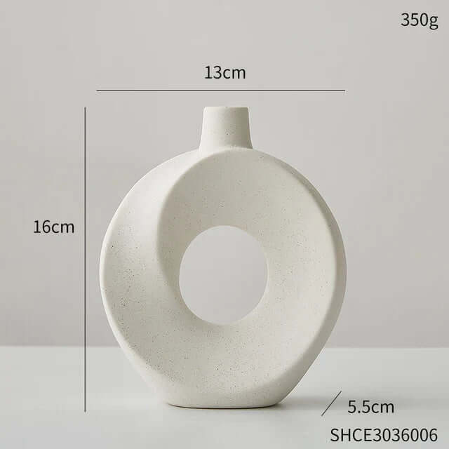 Nordic Elegance Donut Vase - Coolpho