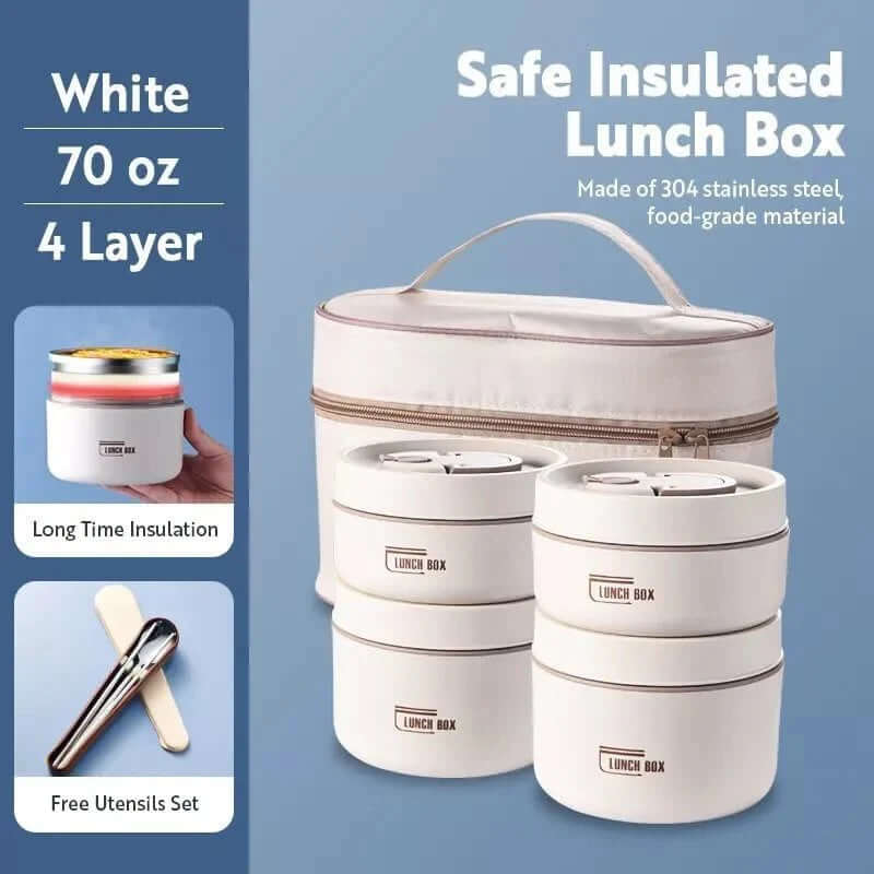 Last Day 50% OFF I SafePort™ Portable Insulated Lunch Container Set - Free Shipping!!