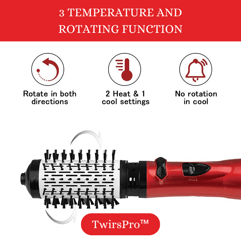 TwirsPro™ 3 in 1 Hair Styler for Dry hair, curl hair, straighten hair