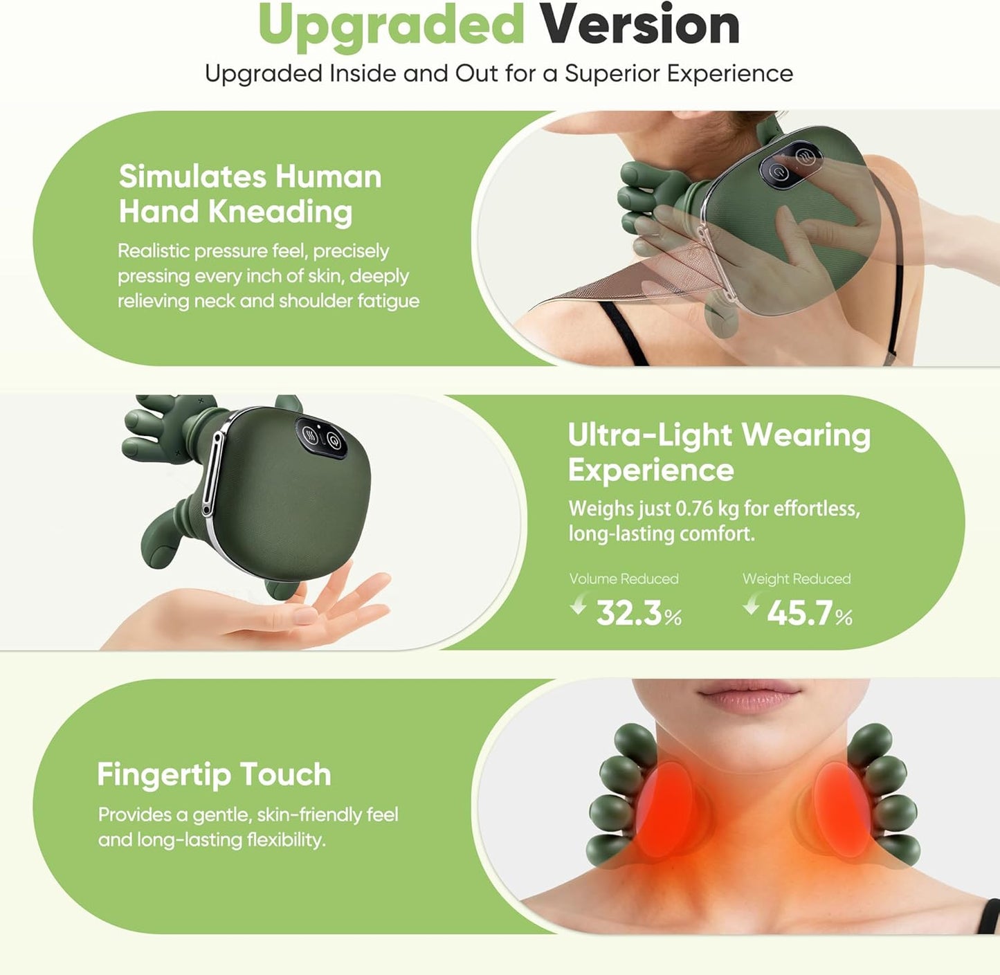 CalmHands™ Bionic Heated Neck and Shoulder Massager