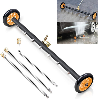WheelCleaner™ 2-in-1 Pressure Washer Undercarriage Cleaner