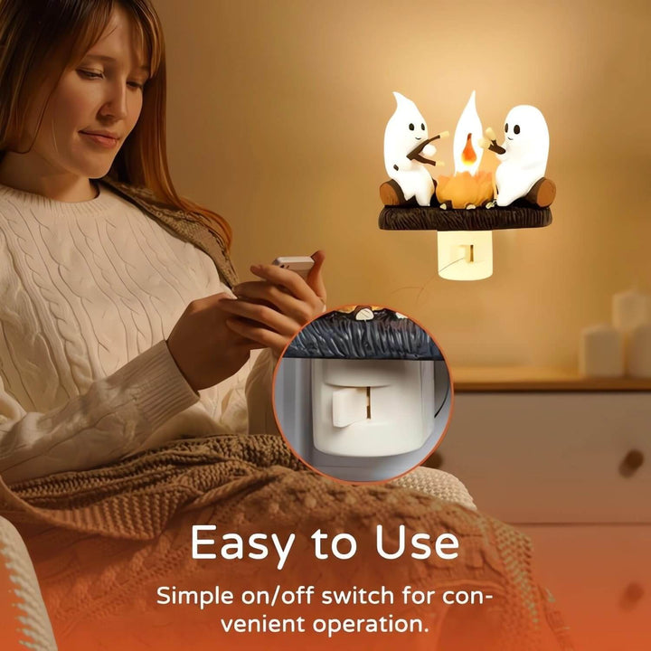 LampGhost™ Ghost Campfire Nightlight