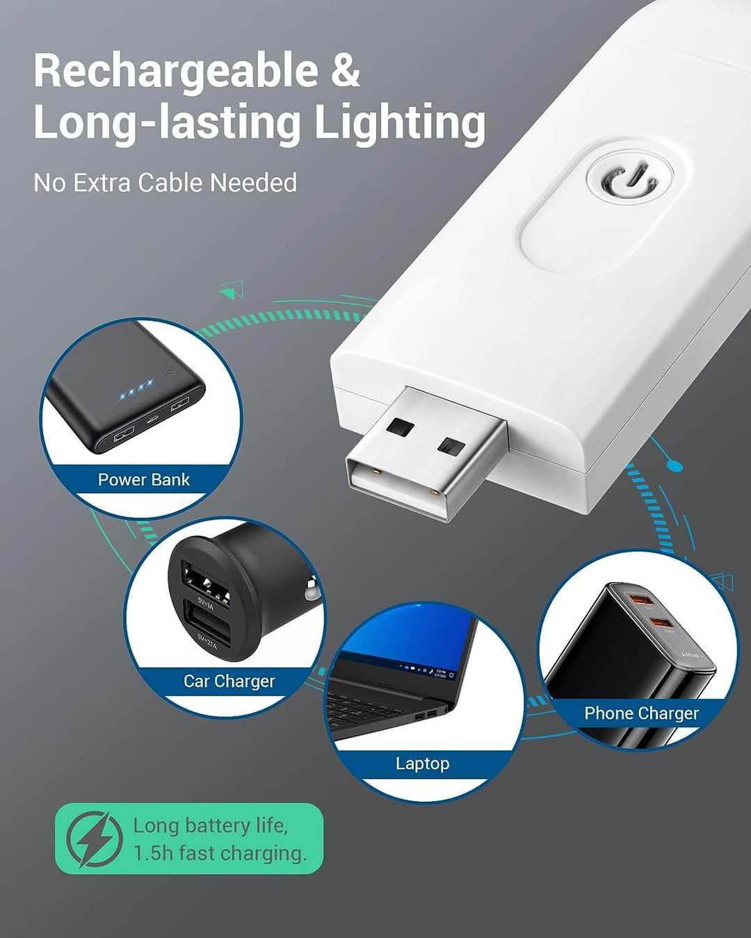 NoveLight™ USB Rechargeable Book Light - Free Shipping!