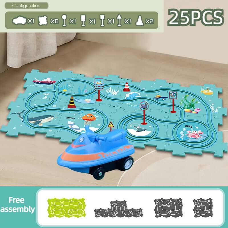 TrackMaster™ Education Puzzle Track Car - Coolpho