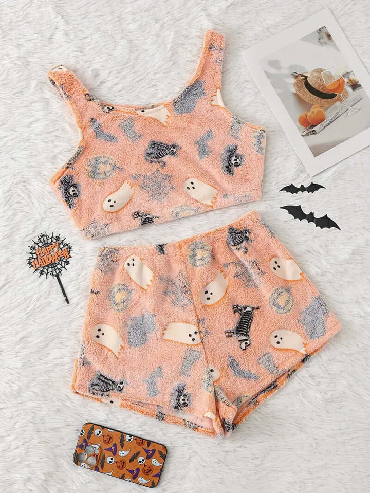 Viral Halloween Pajamas Set