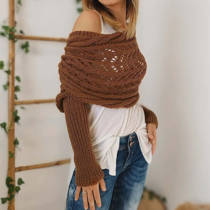 Women's Winter Knitted Wrap & Shrug