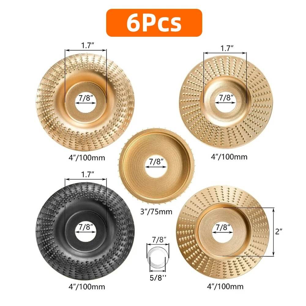 ProShape Wood Grinding Polishing Wheel Rotary Disc