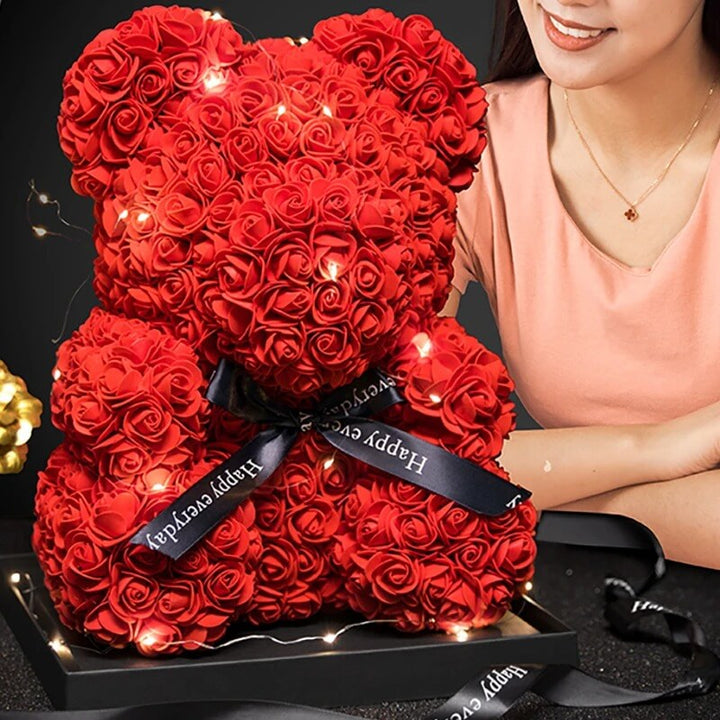 LoveLasts Eternal Love Rose Teddy Bear