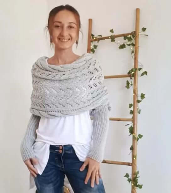 Women's Winter Knitted Wrap & Shrug