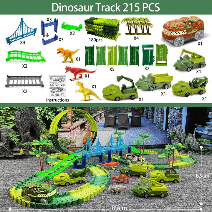 Dinosaur Race Track Set