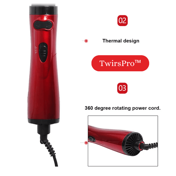 TwirsPro™ 3 in 1 Hair Styler for Dry hair, curl hair, straighten hair