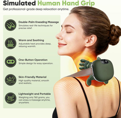 CalmHands™ Bionic Heated Neck and Shoulder Massager