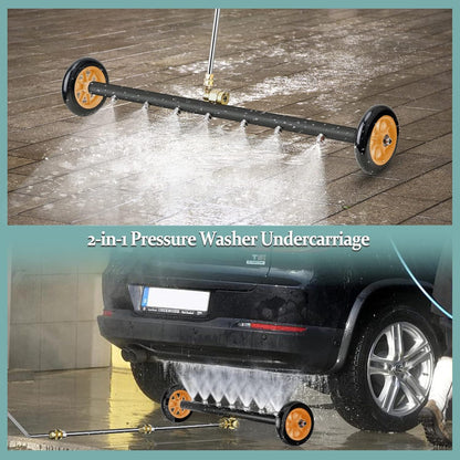 WheelCleaner™ 2-in-1 Pressure Washer Undercarriage Cleaner