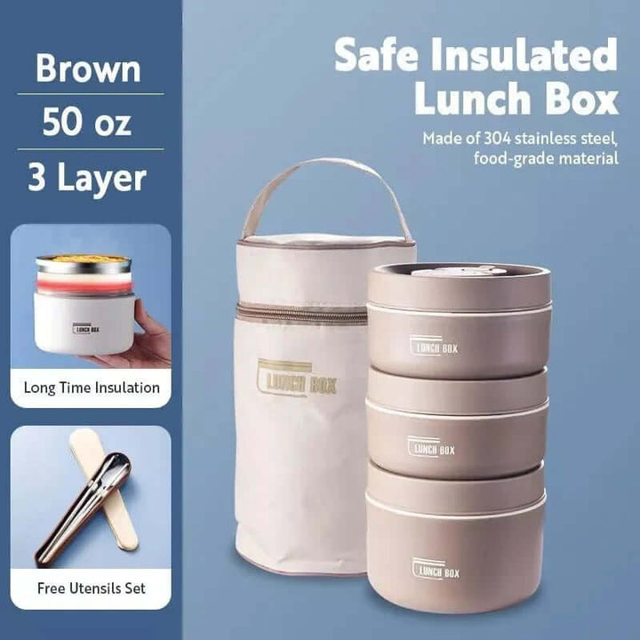 Last Day 50% OFF I SafePort™ Portable Insulated Lunch Container Set - Free Shipping!!