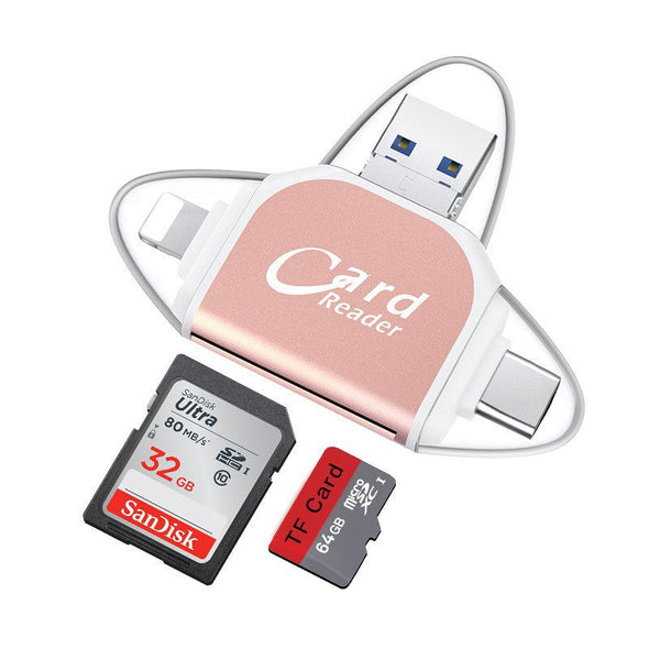 PhotoEase 4-in-1 SD TF Card Reader