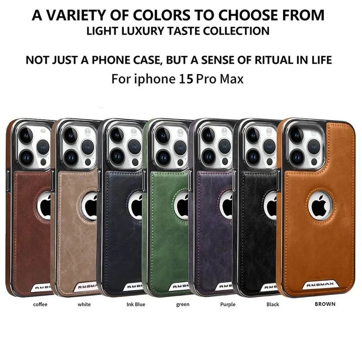 Luxurious leather iPhone case ( 50% OFF + FREE SHIPPING! )