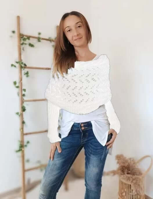 Women's Winter Knitted Wrap & Shrug