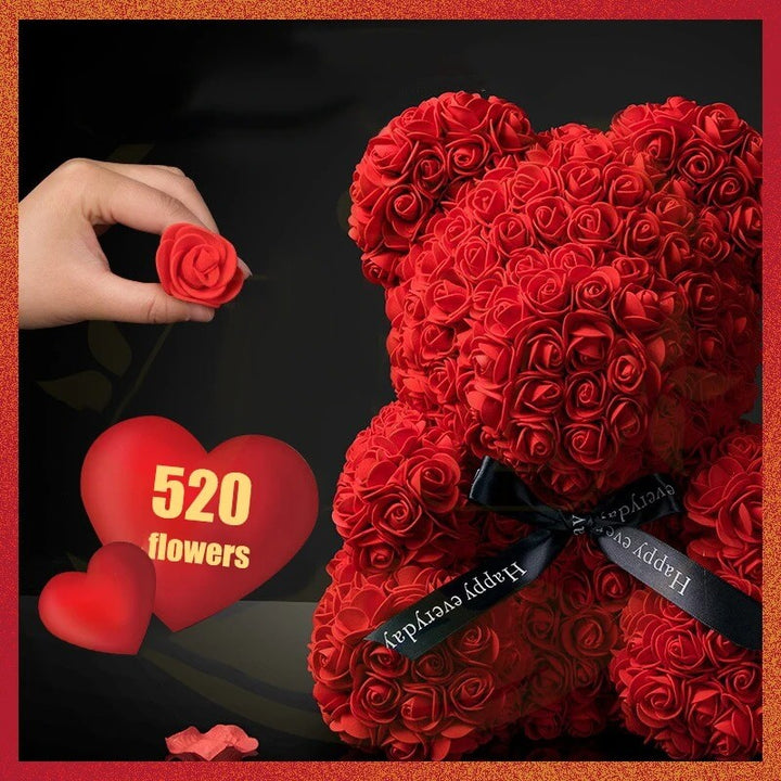 LoveLasts Eternal Love Rose Teddy Bear