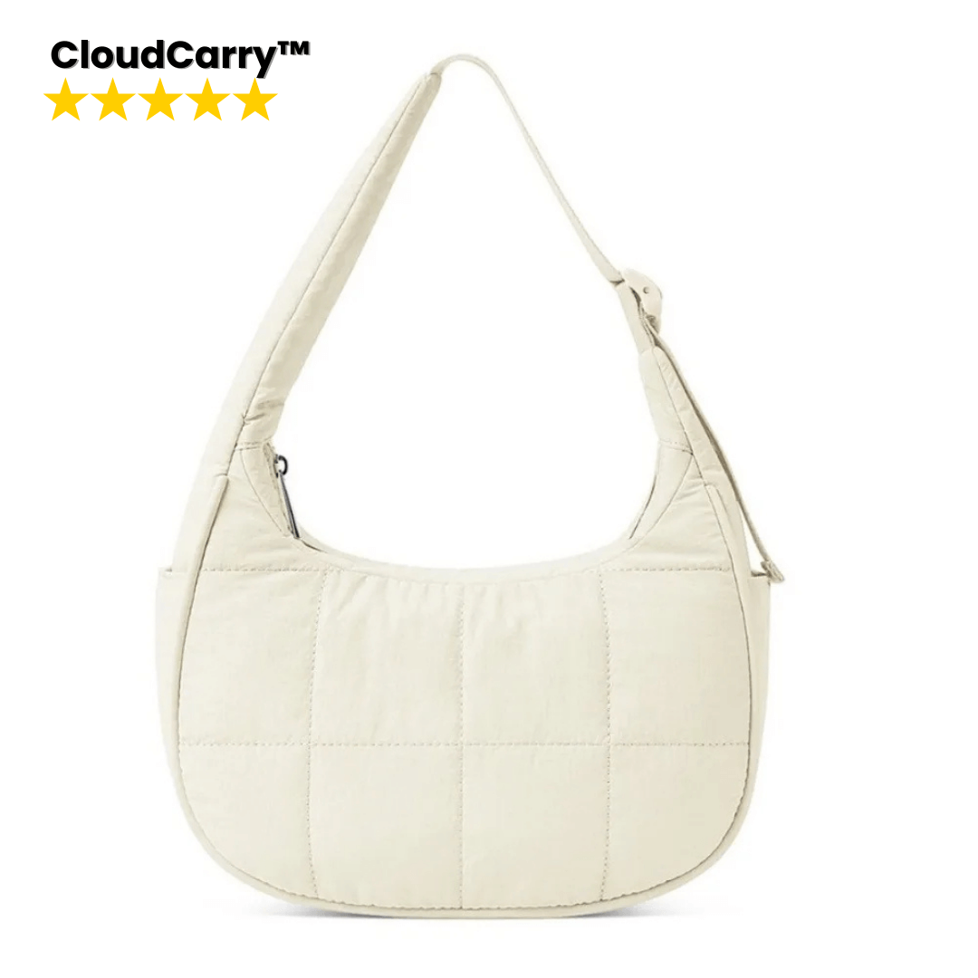 CloudCarry™ Quilted Nylon Puffer Bag