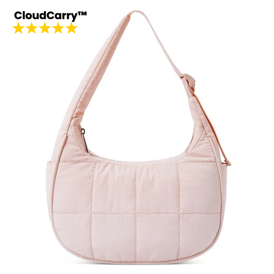 CloudCarry™ Quilted Nylon Puffer Bag