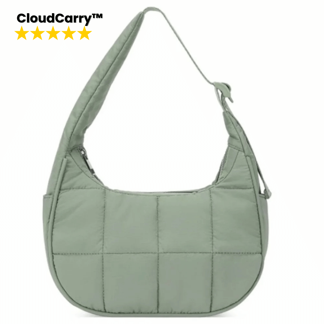 CloudCarry™ Quilted Nylon Puffer Bag