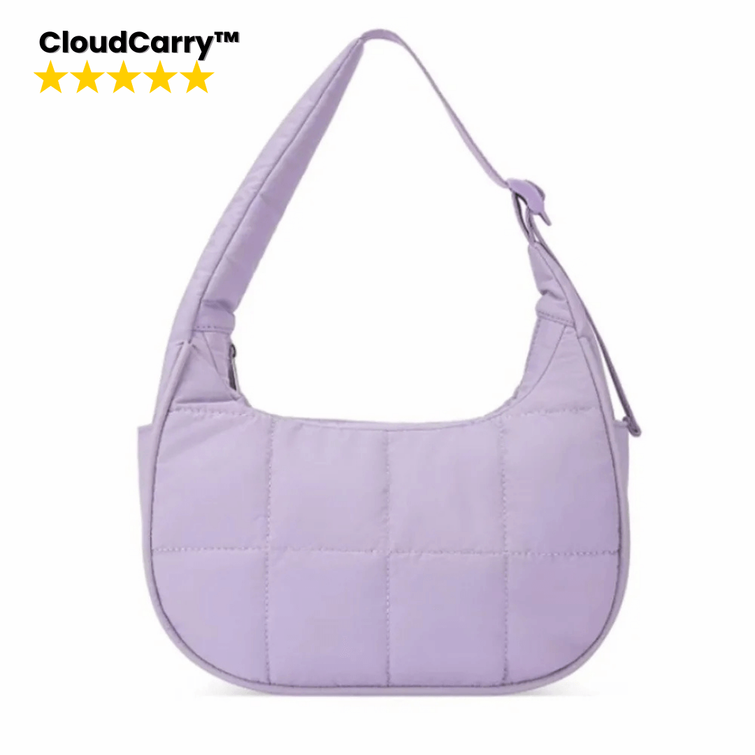 CloudCarry™ Quilted Nylon Puffer Bag