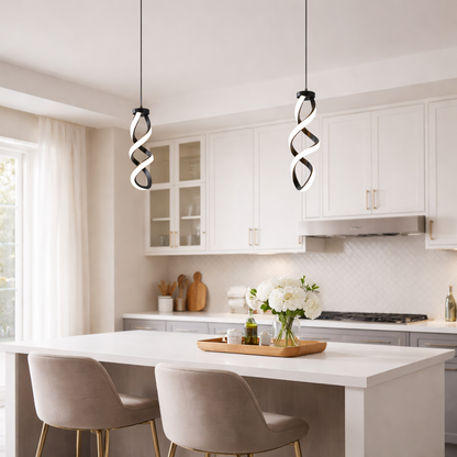 Océane™  Matte Black LED Mini Pendant Light