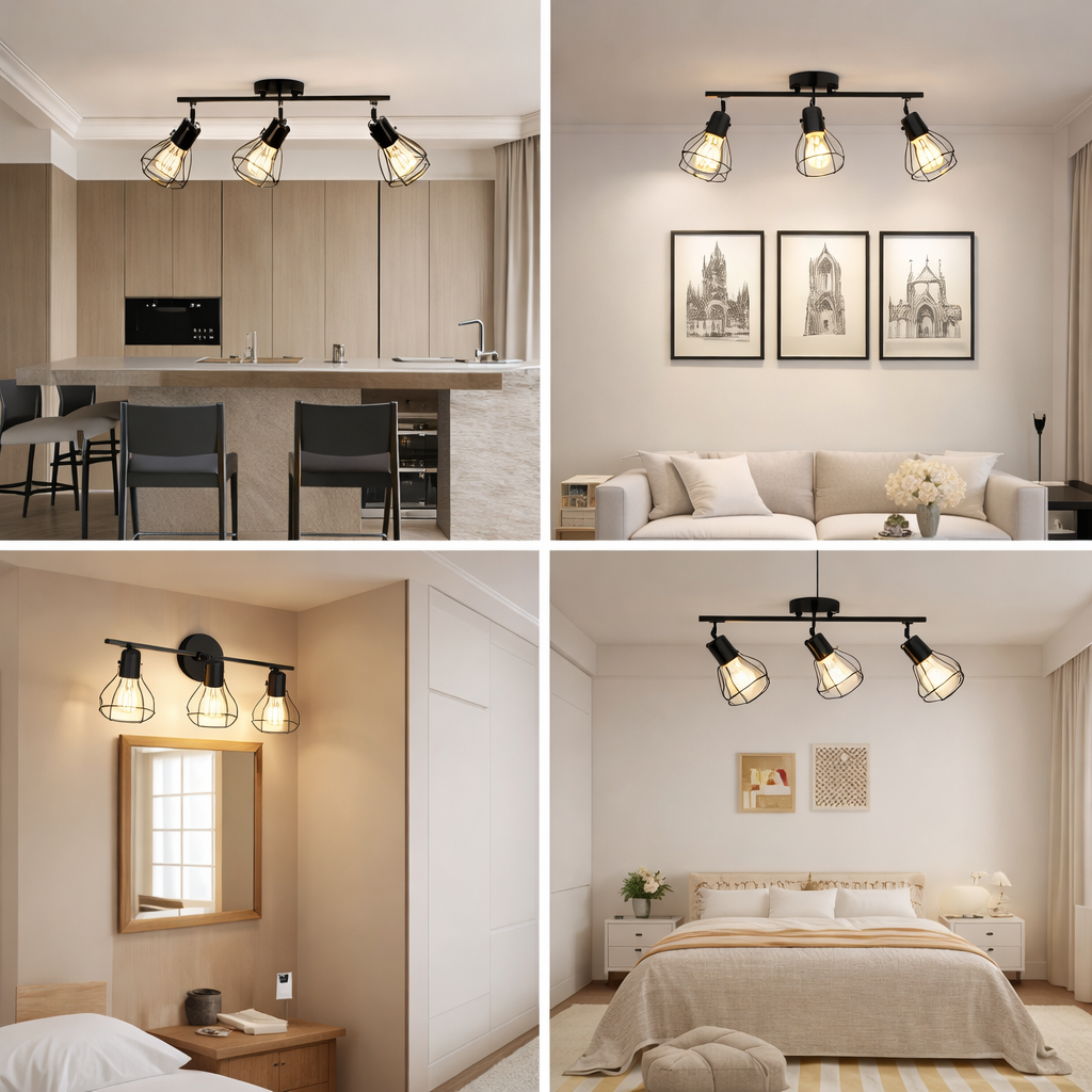 Lumière™ 3-Light Plug-In Track Light