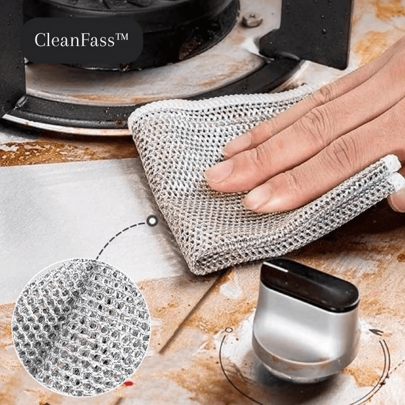 CleanFass™ Double Stainless Steel Scrubber - Coolpho