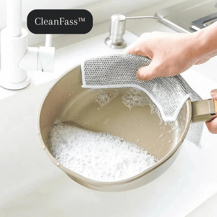 CleanFass™ Double Stainless Steel Scrubber - Coolpho