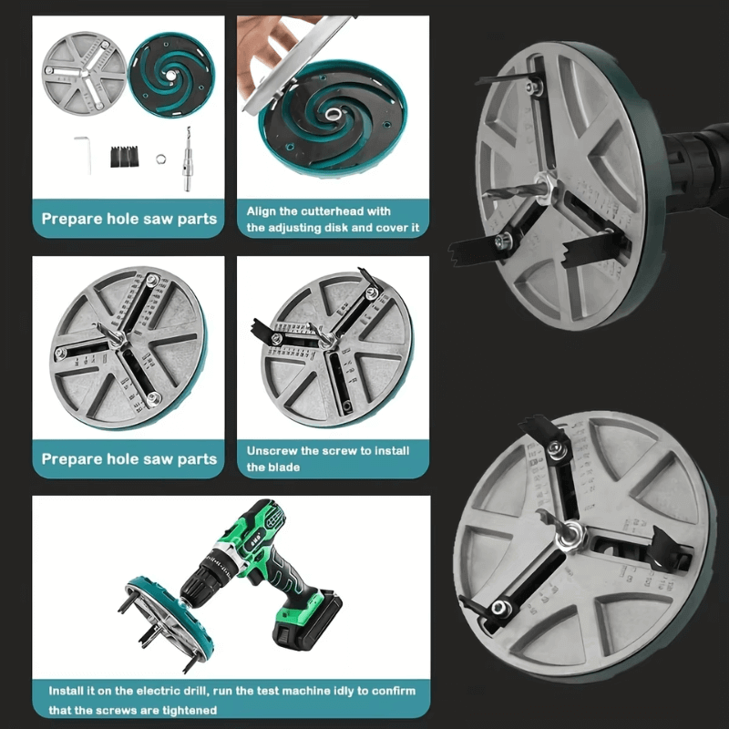 ProWooder Ultimate Adjustable Hole Saw Kit