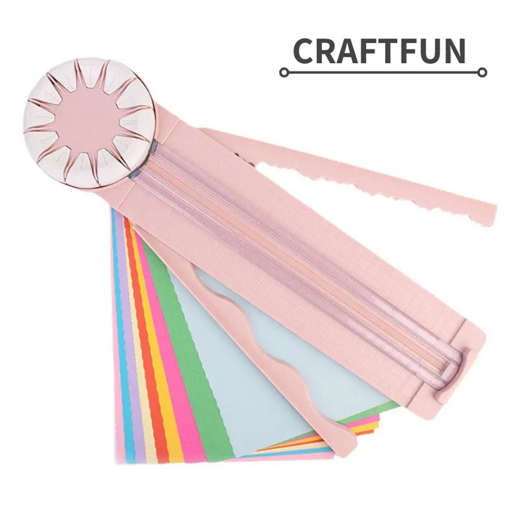 CraftFun™ 12-in-1 360° Rotary Circular Paper Cutter (Last Day Discount)