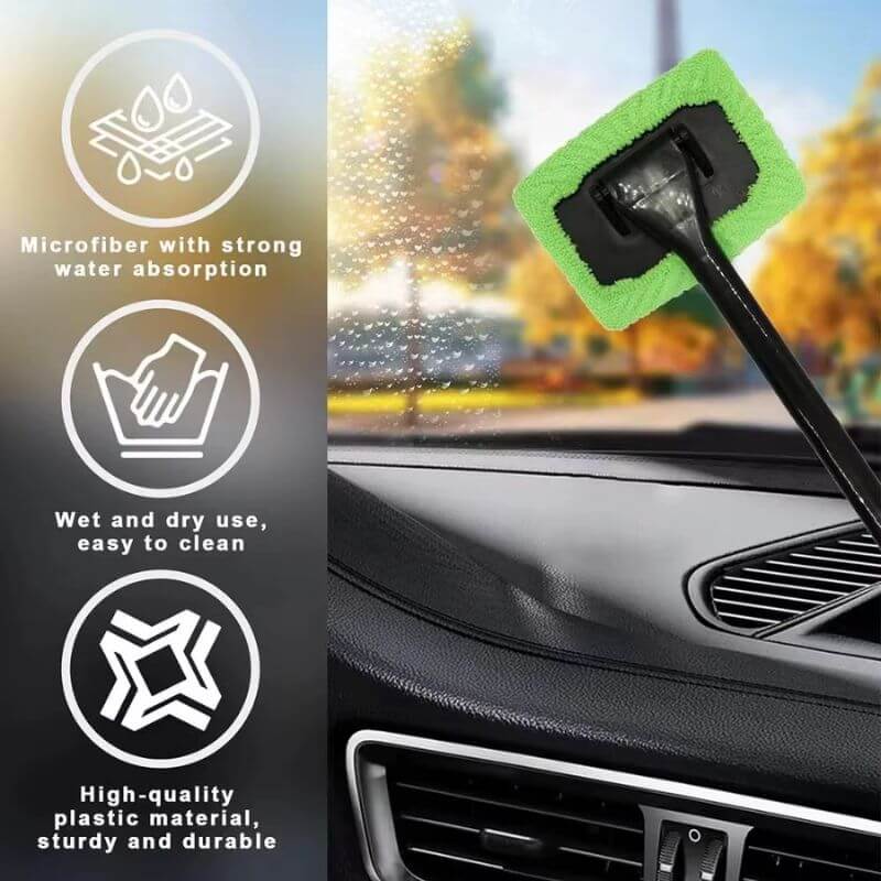 CleanView Microfiber Car Window Cleaner