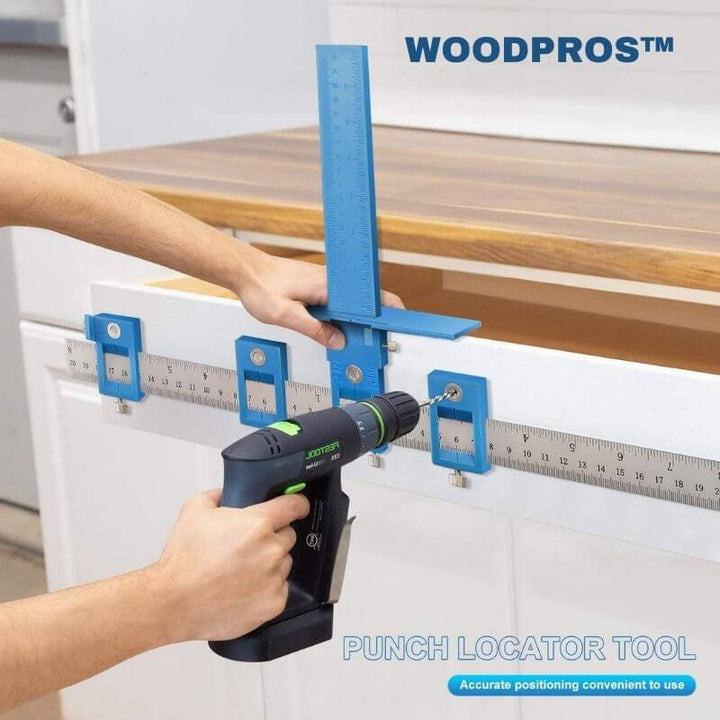 WoodPros™ Punch Locator Drill Guide