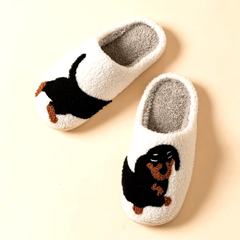 Dachshund Slip-on Slippers