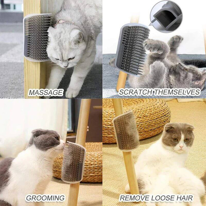 1+1 FREE | WhiskerWop Corner Cat Groomer