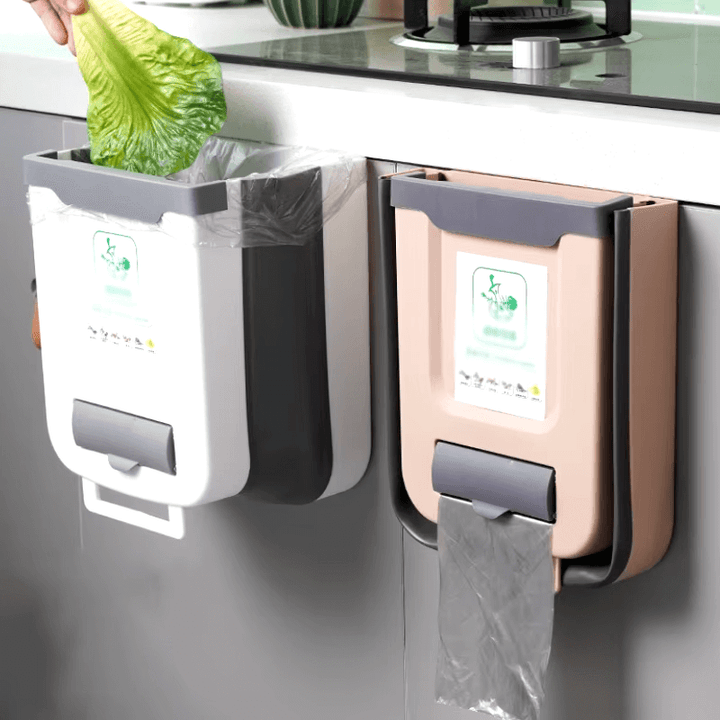 1+1 FREE | TidyPlace Wall-Mounted Folding Trash Can