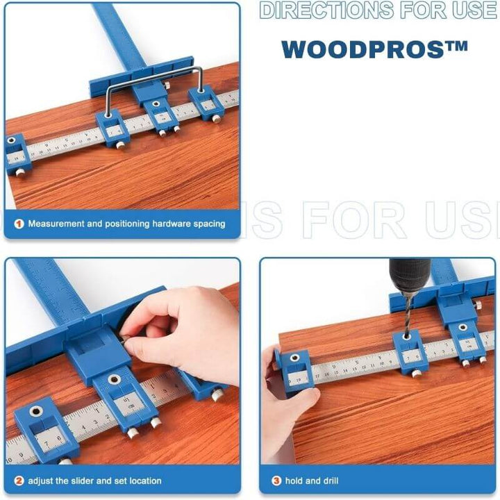 WoodPros™ Punch Locator Drill Guide