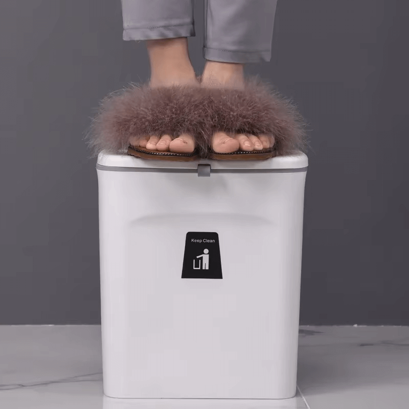 TidyPlace Folding Trash Can with Lid