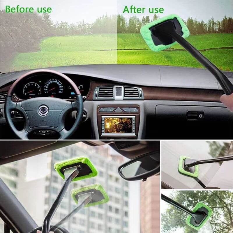 CleanView Microfiber Car Window Cleaner