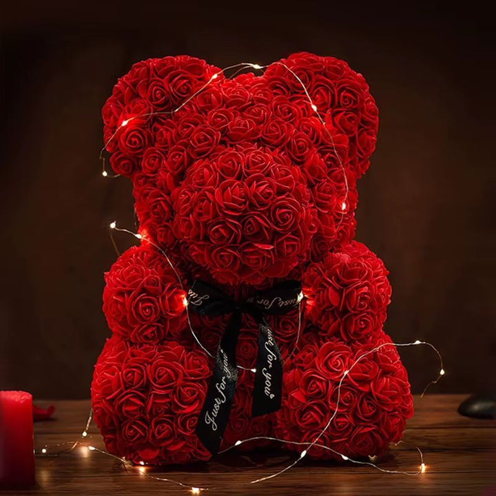 LoveLasts Eternal Love Rose Teddy Bear