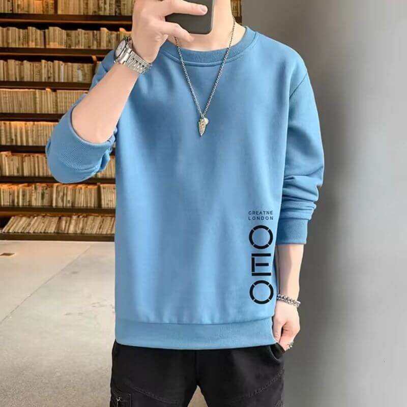 ClassicMen Round Neck Pullover Sweater