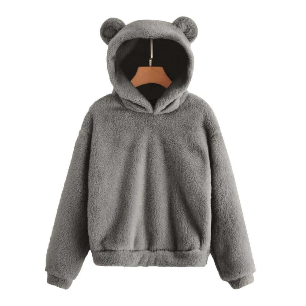 Plush Bunny Charm Hoodie - Free Shipping!