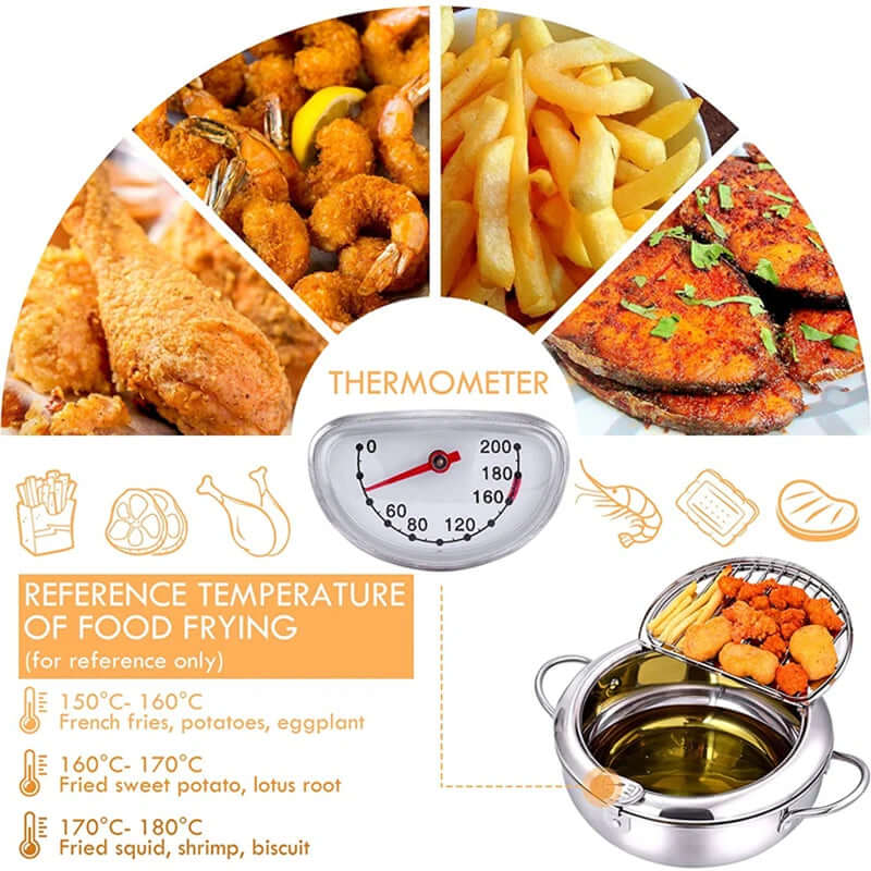 Master Fryer With Thermometer - Coolpho