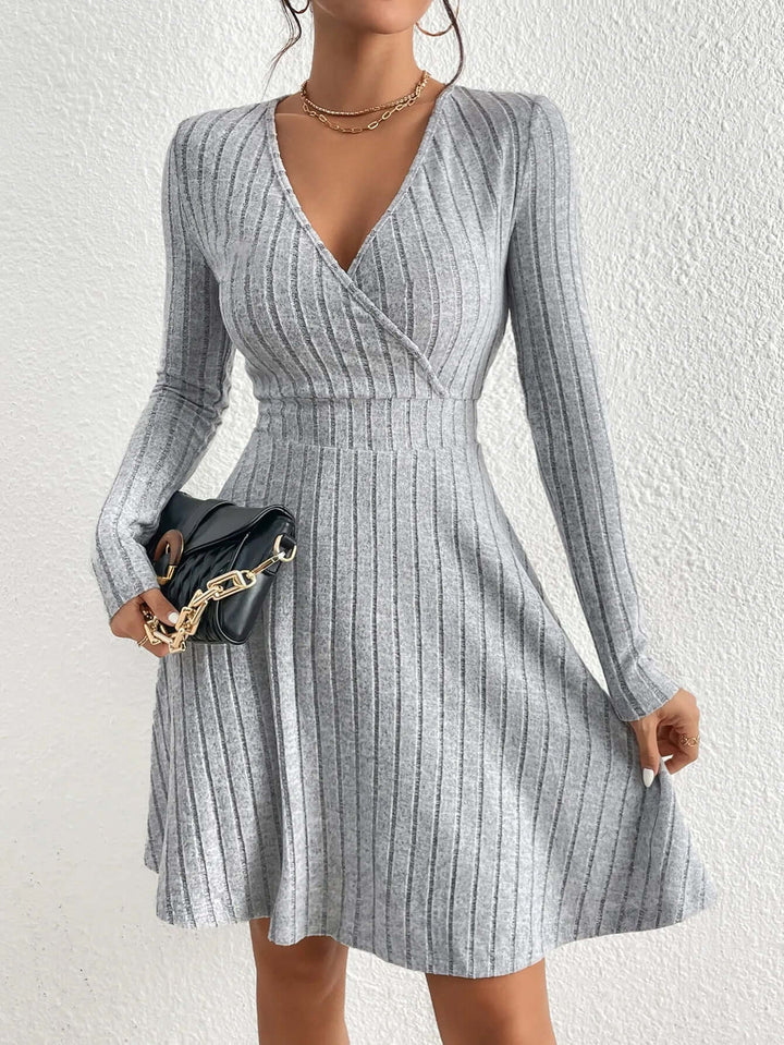 Free Shipping! I Elegant Knit Long Sleeve Bodycon Dress