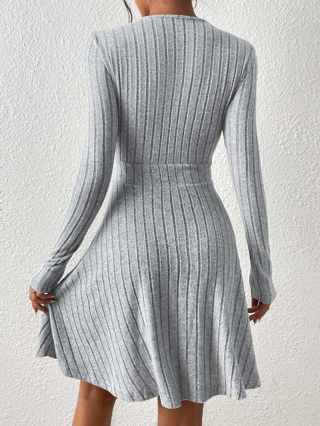 Free Shipping! I Elegant Knit Long Sleeve Bodycon Dress