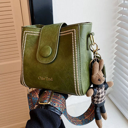 CharmTote™ Vintage Bucket Shoulder Bag